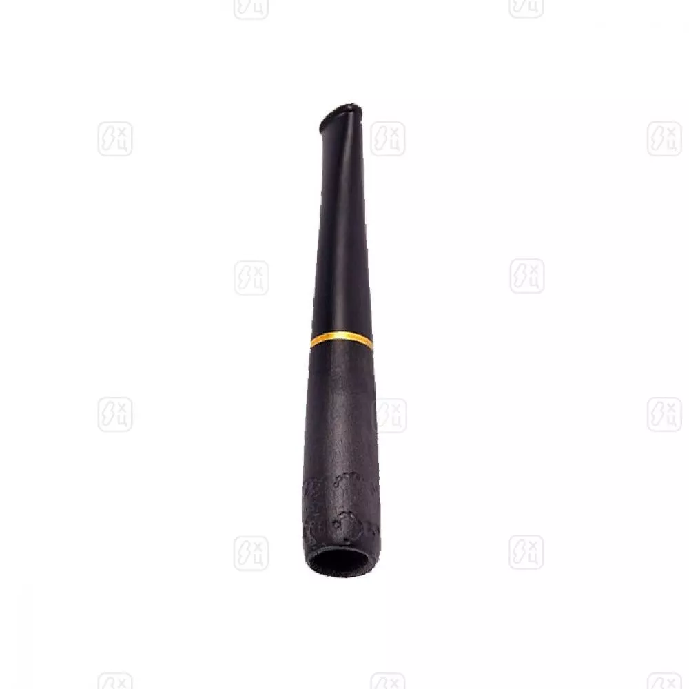 Мундштук_Pipsan_Acryl_bronze_Short_King_Size_7,5_mm_black