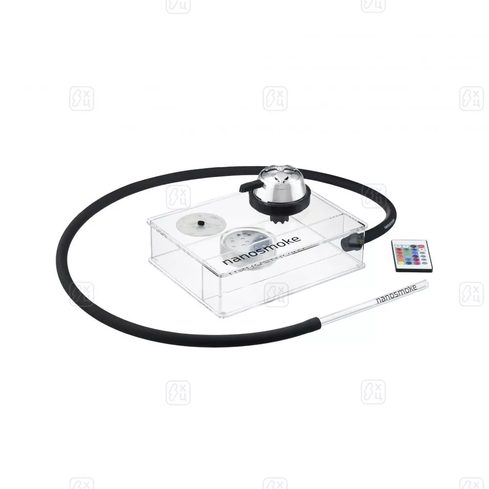 156_Кальян_NanoSmoke_CUBE_2022_с_чёрным_блюдцем_в_сумке_1