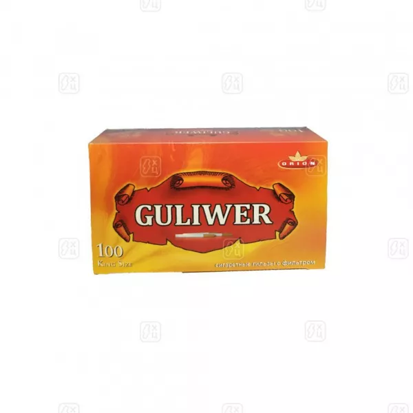 АКСЕССУАРЫ_223_Гильзы_сигаретные_с_лейблом_GULIWER_1пачка_х100гильз