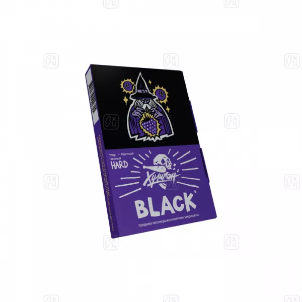 Табак для кальяна Хулиган Hard BLACK (Черные ягоды), 25 г
