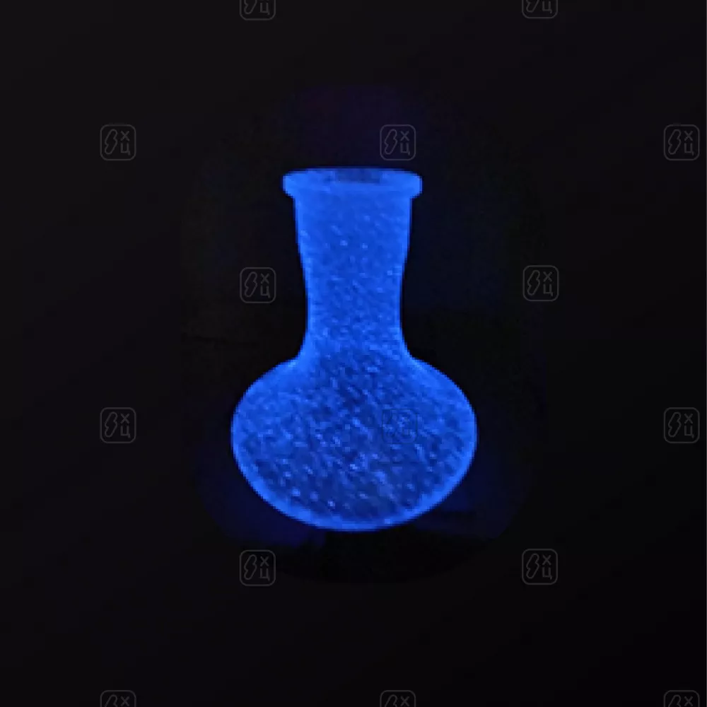 Колба VesselGlass Крафт-мини (Синий флуоресцентный)