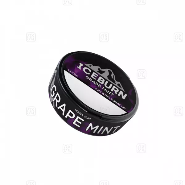 Жевательный_табак_Iceburn_Slim_mini_Ultra_Grape_mint_