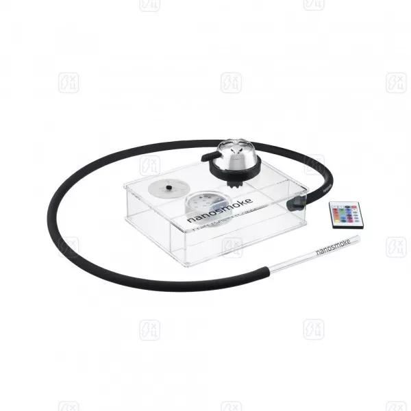 156_Кальян_NanoSmoke_CUBE_2022_с_чёрным_блюдцем_в_сумке_1